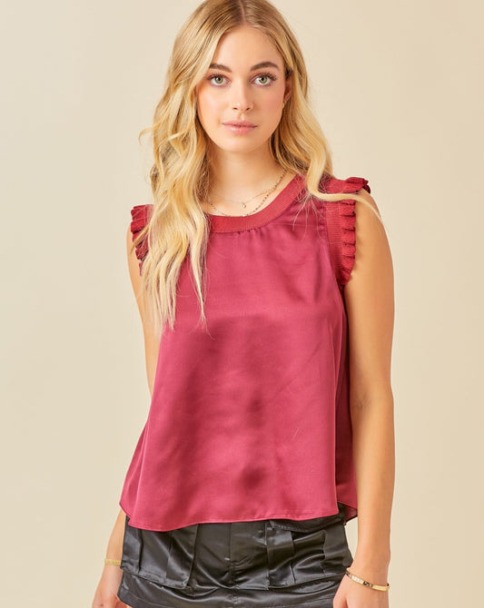 Game Day Ruffle Top (3 Colors!) SALE